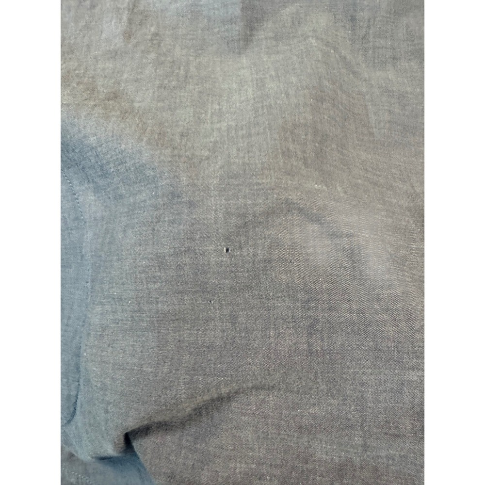 Tommy Hilfiger Popover Tunic‎ Womens M Blue Chambray Long Sleeve Pockets - Picture 10 of 12